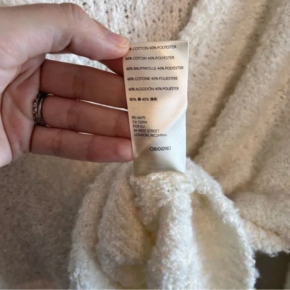 Free People Eco Theo Oversized V-Neck Sweater XS - Picture 9 of 9